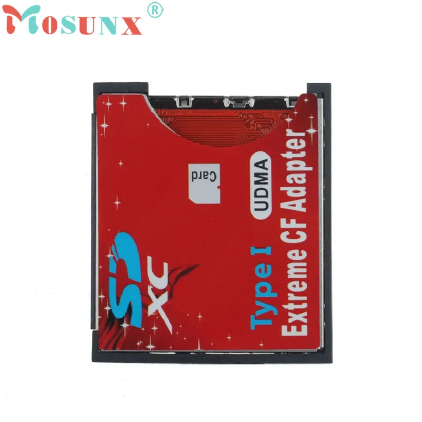 

Adroit 1PC WiFi SD SDHC SDXC To CF Type I Compact Flash Memory Card Reader Adapter 10May20U