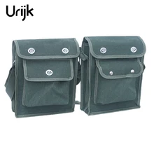 Urijk многофункциональная ремонтная сумка для инструментов 600D двухслойная оксфордская Ткань сумка для инструментов поясная сумка для электрика Бытовая с ремнем