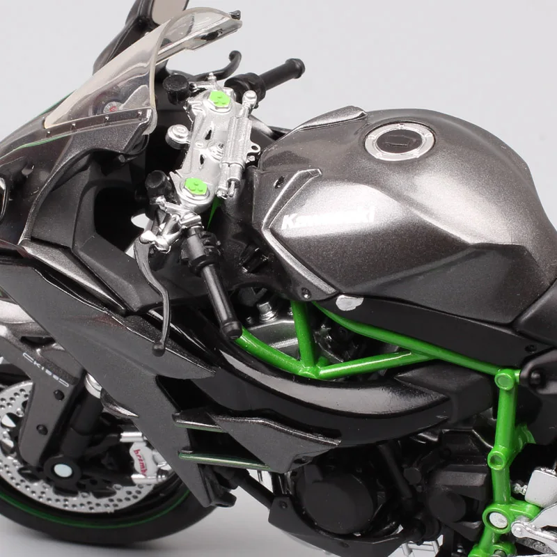 1/12 Automaxx Kawasaki Ninja H2 суперспортивный велосипед H2R масштаб мотоцикл Diecasts& игрушечный Транспорт модель thumbnails для детской коллекции