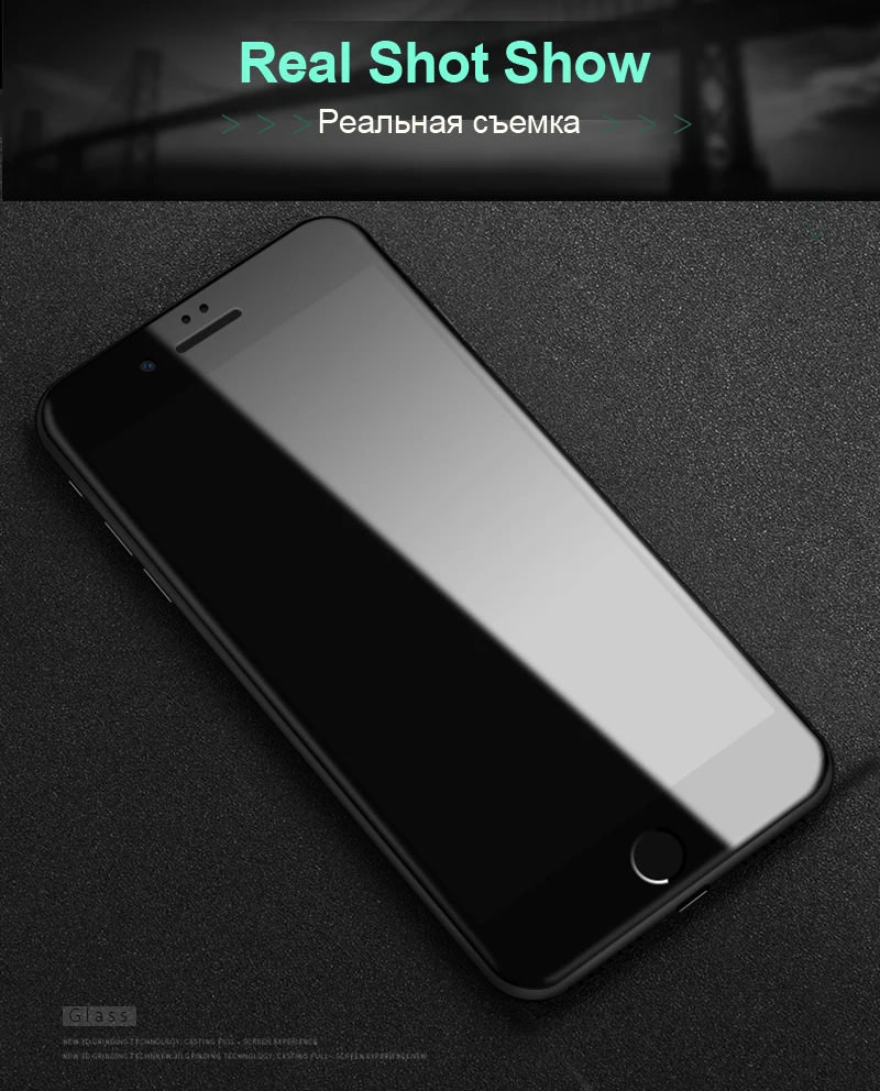Artisome 4D 0.3mm Tempered Glass For iPhone 6 Glass 6s 7 8 Plus X iPhone 7 Glass iPhone 6 Screen Protector HD Full Cover Film    (12)