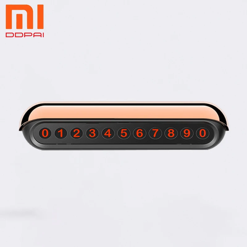 

Xiaomi Mijia Youpin DDPai Temporary Parking Number Hidden And Change Number ABS Soft Glue Fit