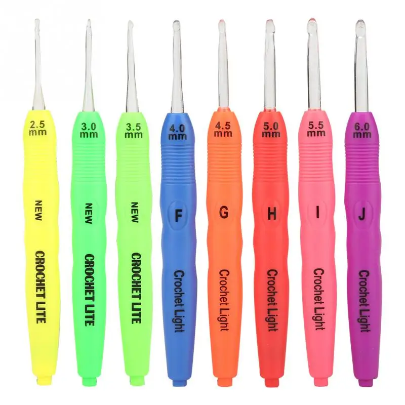 

3578pcs Various Size LED Light Crochet Hook Knitting Needles Sewing Craft Tools Set for christmas gift