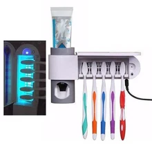 Принадлежности для ванной комнаты Антибактериальный УФ-светильник стерилизатор зубной щетки Автоматический Дозатор зубной пасты