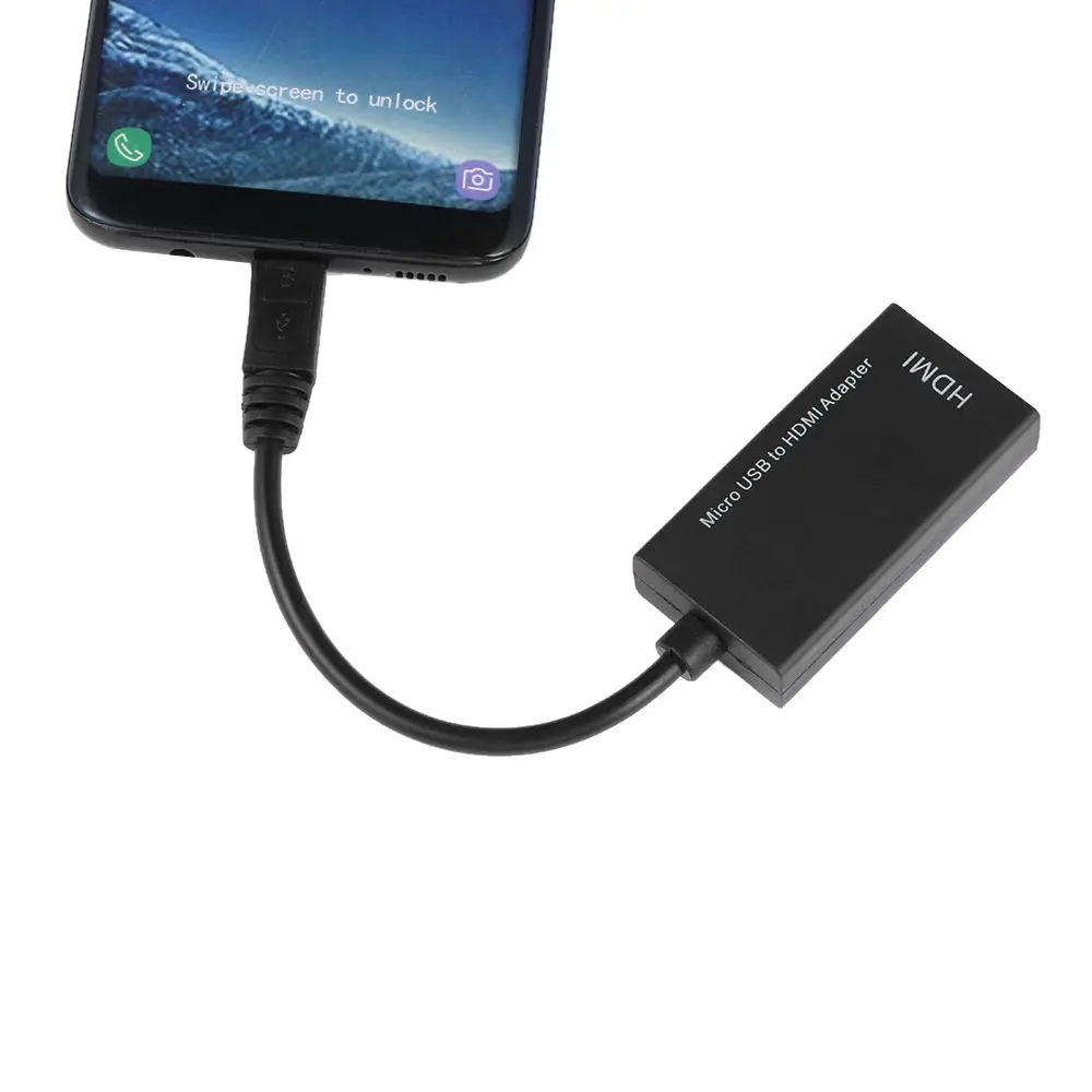 Переходник с Micro USB на HDMI штекер гнездо высокоскоростной HDTV адаптер