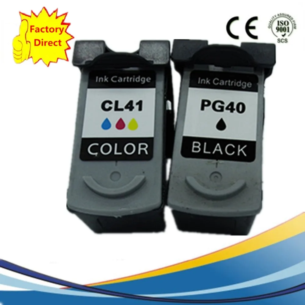 PG 40XL PG40XL CL 41XL CL41XL восстановленные чернильные картриджи Pixma MP220 ip1800 MP460 ip1900 MX300|ink