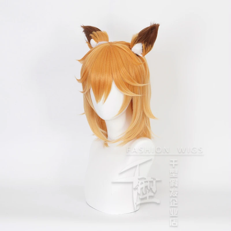 Аниме Sewayaki Kitsune без Сенько сан Косплэй парик Pin уха Головные уборы аксессуары