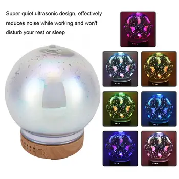 

100ml Mini Aroma Diffuser Air Humidifier with 7 Color Changing LED Lights Quiet Cool Mist Maker Air Purifier for Office Home