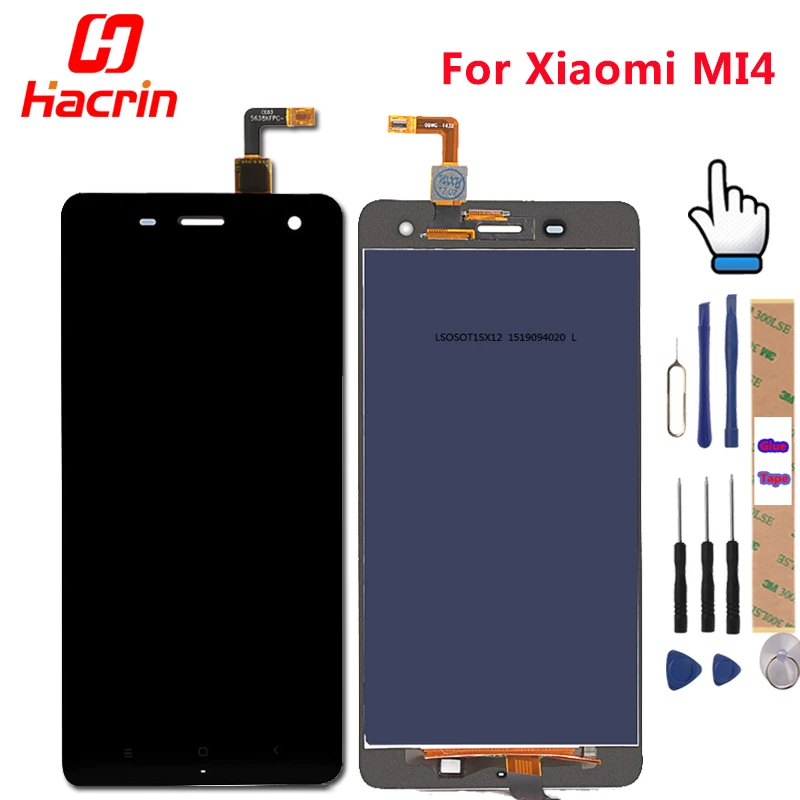 Xiaomi Mi4 LCD Display Touch Screen Tools Set 100 Original Assembly Replacement For M4 Mobile Phone