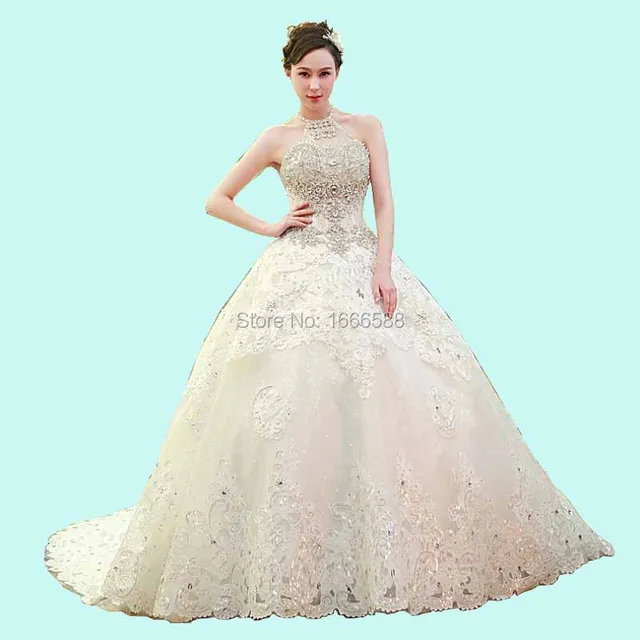 Free Shipping Wd 1950 Crystal Beaded Halter Corset Ball Gown Lebanon Free Shipping Wd 1950 Crystal Beaded Halter Corset Ball Gown Lebanon Designer Wedding Dresses In