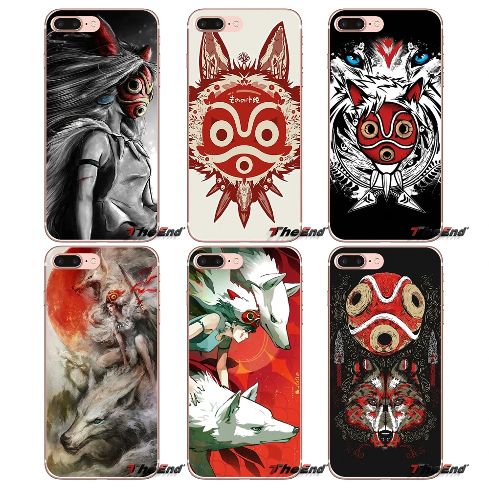 For HTC U11 One M7 M8 A9 M9 M10 E9 Desire 630 530 626 628 816 820 Motorola G G2 G3 TPU Shell Cover mononoke mask No Los Miyazaki | Мобильные