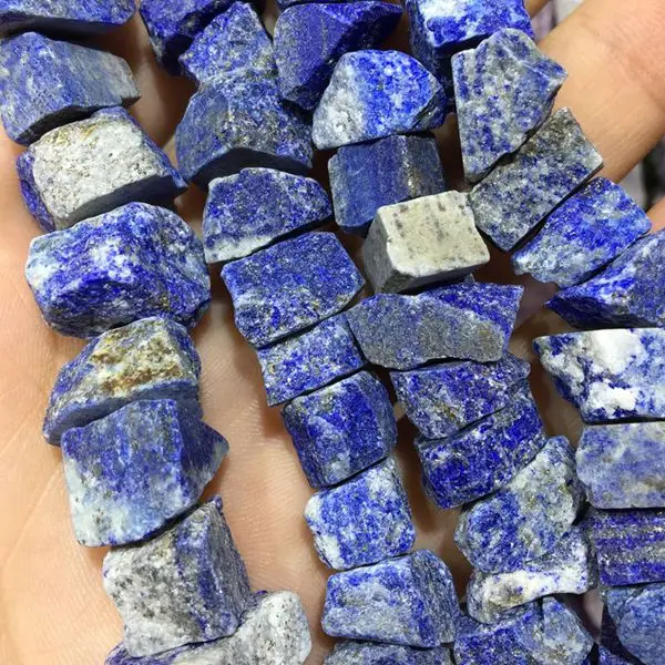 Красочные натуральные каменные необработанные неровные бусины, скальные конфеты, неровные фишки, струны из кристаллов Лабрадорита, граната, лунного камня, флюорита и т. Д - Цвет: blue lapis