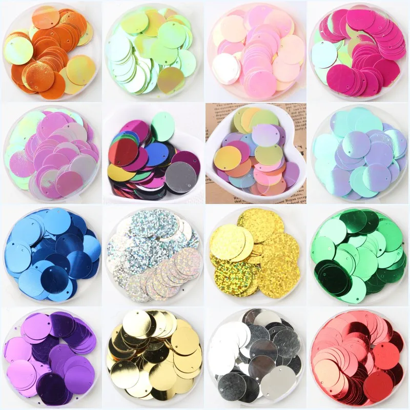 

Paillettes 20mm Multicolor Paillette Fashion Bright Sequins Charm for DIY Earring Jewelry Finding Making Garment Accessories 20g