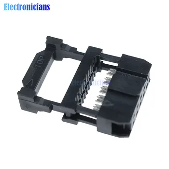 

10PCS 2.54mm Pitch 2x5 Pin 10 Pin IDC Female Header Socket Connector FC-10
