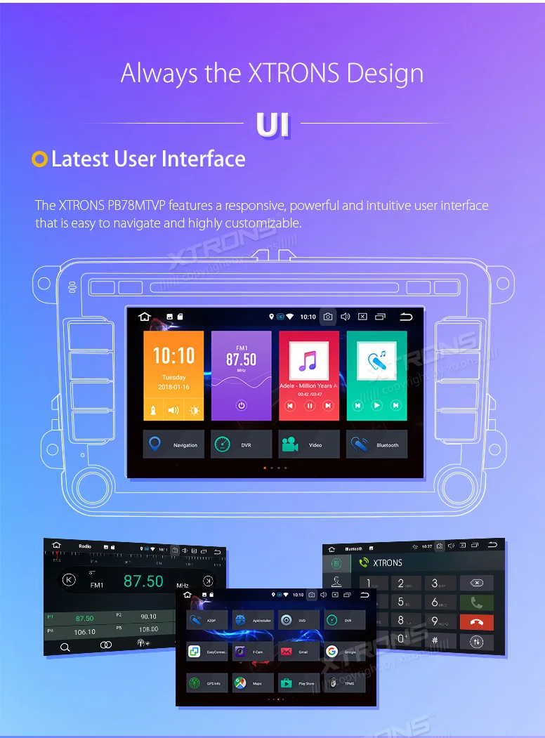 Excellent Android 8.0 Octa Core Car DVD Player GPS for VW Vento T5 Transporter Multivan Tiguan Touran Sharan Magotan Golf MK6 Caddy 12