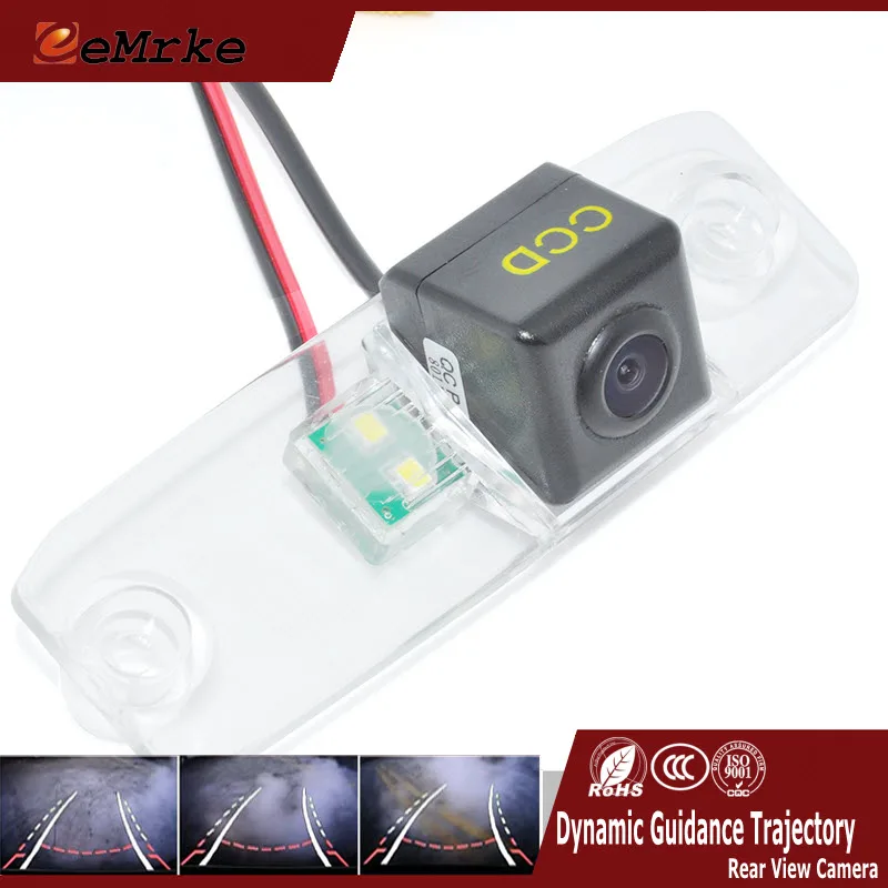 

EEMRKE Dynamic Trajectory Parking Line Camera Vehicle Rearview Reversing Tracks Camera For Hyundai Sonata NF GF 2004-2014