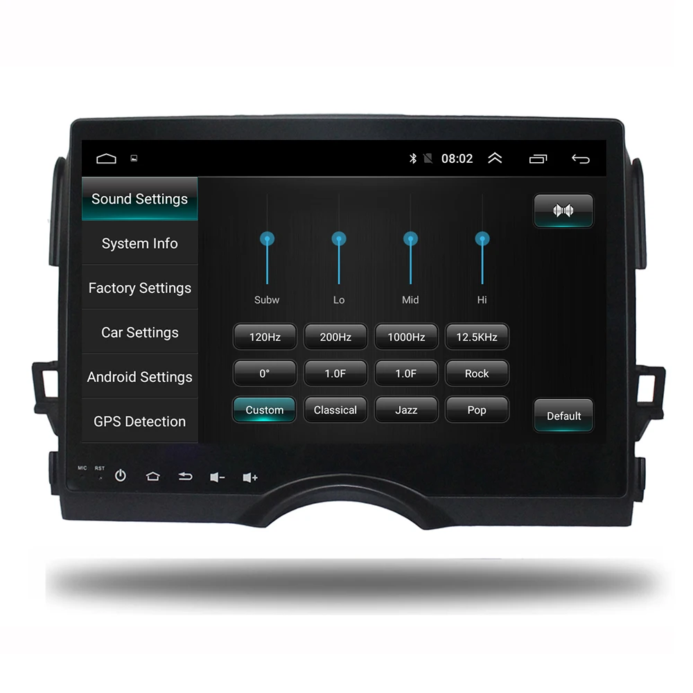 Top Android 8.1 Car Radio GPS for Toyota Reiz Mark x 2011-2017 Stereo Head Unit Wifi Multimedia Player HD Touch Screen Bluetooth 8