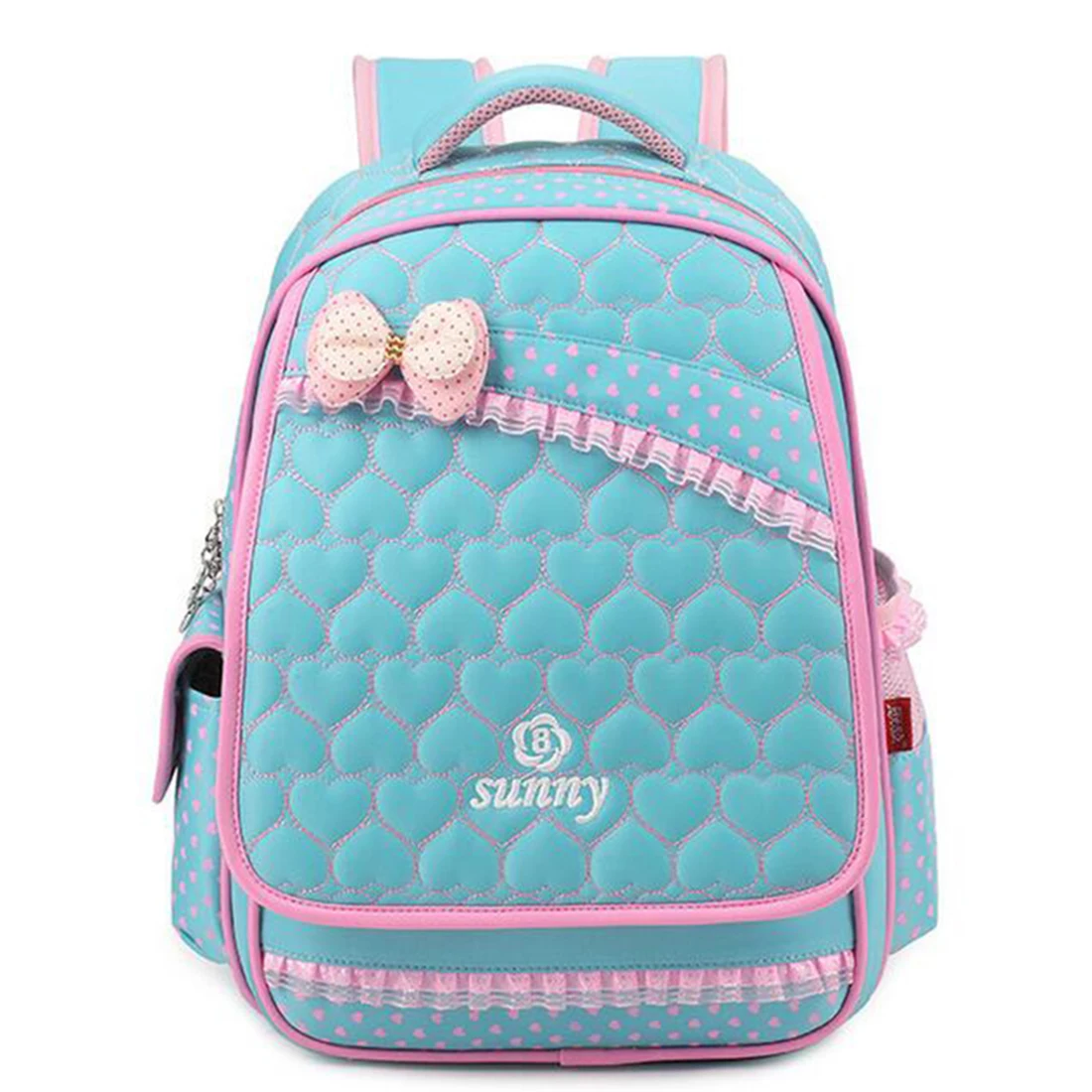 1 pc School Bag Nylon Children School Backpack Princess Kindergarten