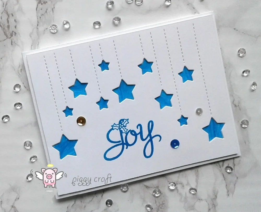 

Mmao Crafts Metal Steel Cutting Dies Star hanging frame Stencil For DIY Scrapbooking Paper/photo Cards Embossing Dies