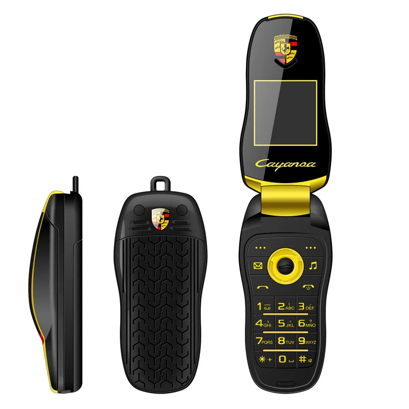 Original Newmind F15 Plus Mini Flip Phone Car Key Chain Model Dual SIM Cellphone Bluetooth Dialer M