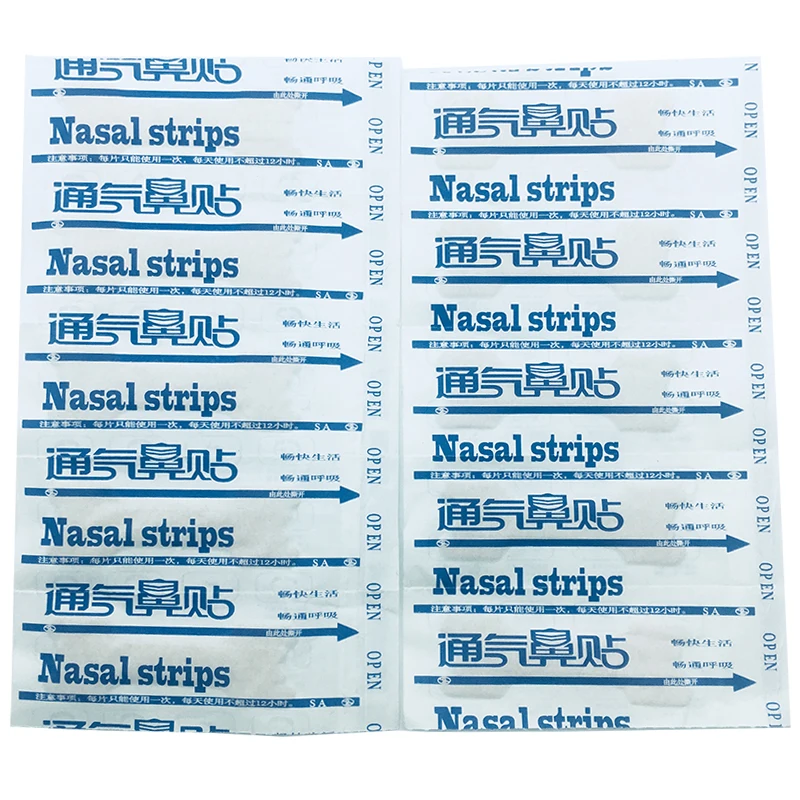 

200pcs Nasal Strips Anti Snoring Patches Sleep Better Right Aid to Stop Snore Better Breathe Improve Sleeping Health Product