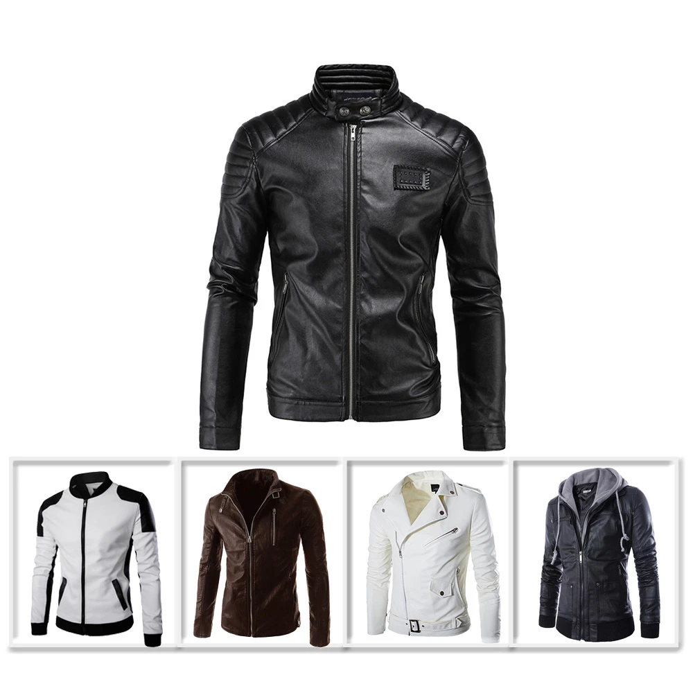 jaqueta de couro motoqueiro aliexpress