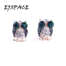 Femme 2016 Fashion Owl Stud Earrings Boucle d’oreille Owl Earrings for Women Bijoux Jewelry Brincos Pendientes Mujer