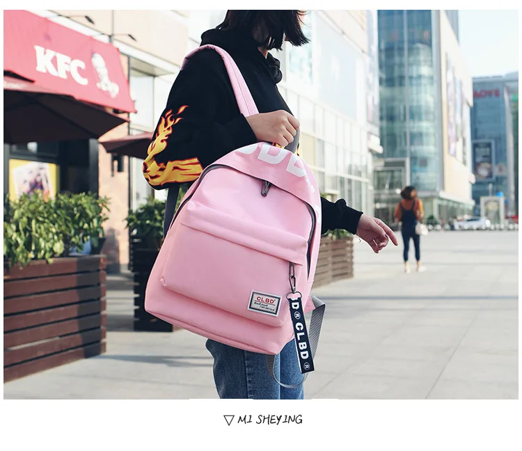 Высокая ёмкость Модные женские Холст Рюкзак Школьная Сумка для девочек дамы подростков повседневное USB дорожные сумки