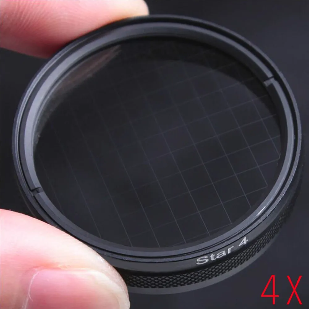 1pcs 4X 6X 8X Star Point Cross Line Filter Lens For DJI Phantom 3 Pro Advanced FPV Camera Accessories Drone Night Filters Kit