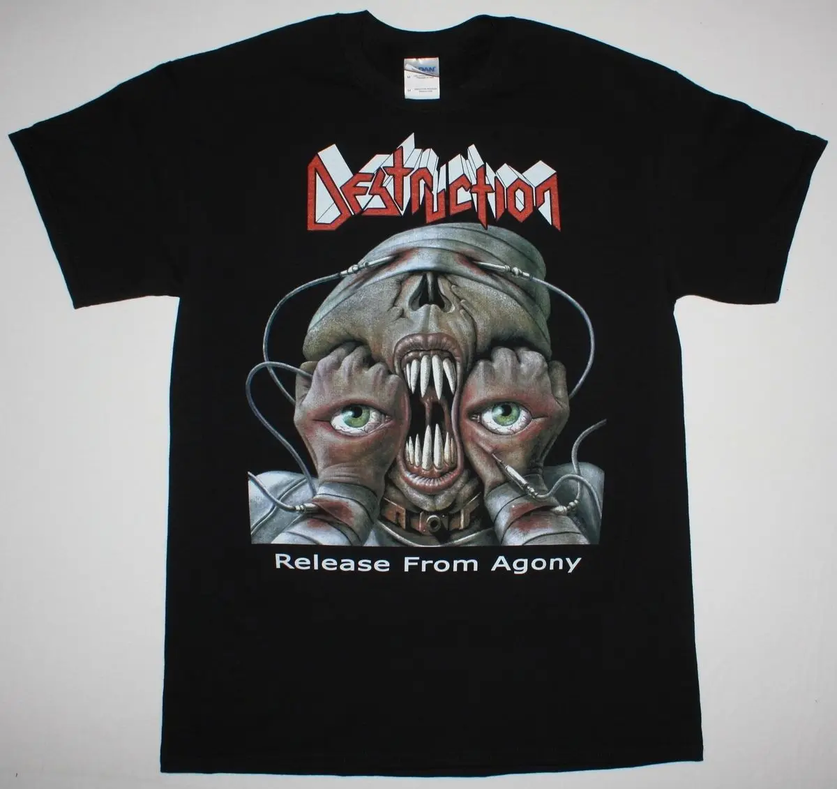 DESTRUCTION RELEASE от AGONY SODOM KREATOR THRASH METAL Новая черная футболка мужская забавная Harajuku с
