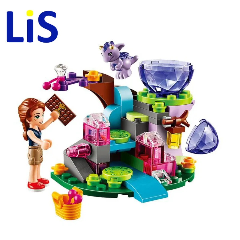 Lis BELA 10499 Elves Emily Jones & the Baby Wind Dragon Building Blocks Kits For Girl Kids Model Toys Marvel Compatible lepin baby-building-blocks