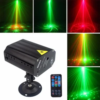 

Mini Laser Projector light LED RG stage Disco lamp for new year dance floor Christmas Party indoor outdoor lighting decoration