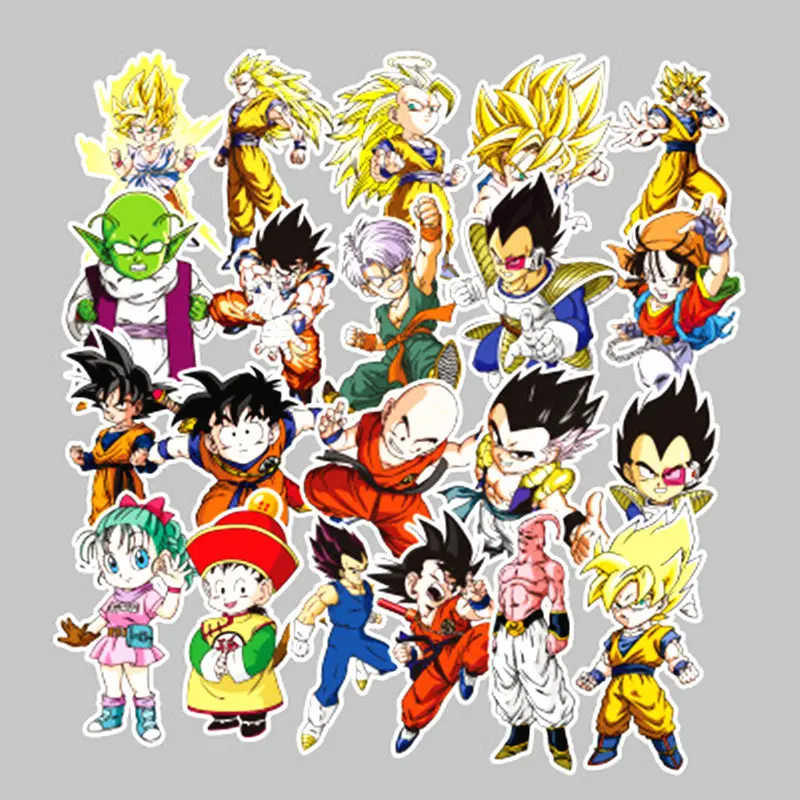 100 шт игрушка "Dragon Ball" наклейки на автомобиль велосипед мотоцикл ноутбук холодильник