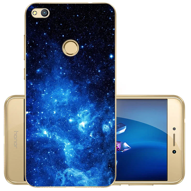 Силиконовый чехол CROWNPRO для Huawei Honor 8 Lite, чехол 5,2 дюйма для Huawei P8 Lite, мягкий ТПУ чехол для телефона P9 Lite года - Цвет: LXY