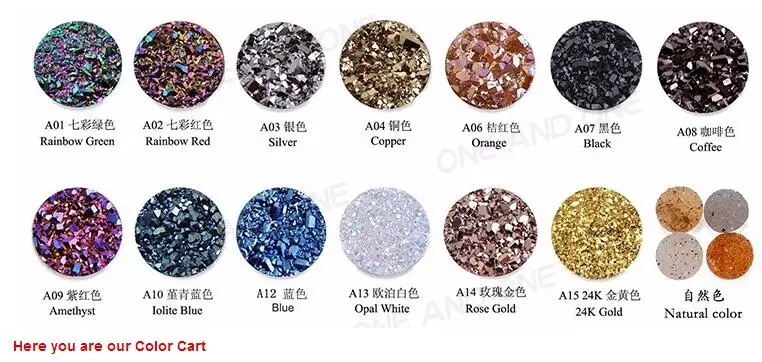 Drusy Color Card