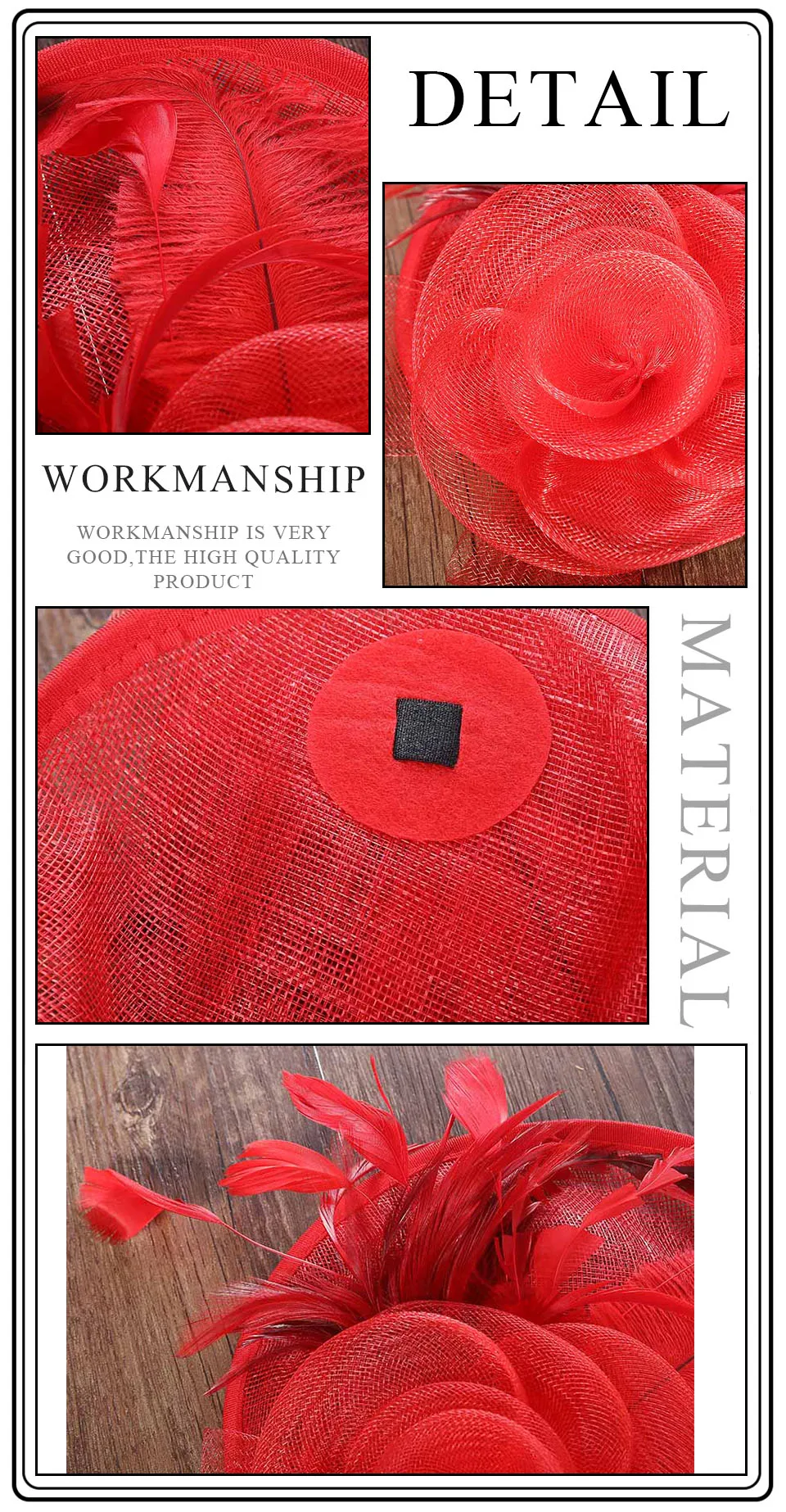 Haimeikang elegante hairpins feminino chapéu de malha
