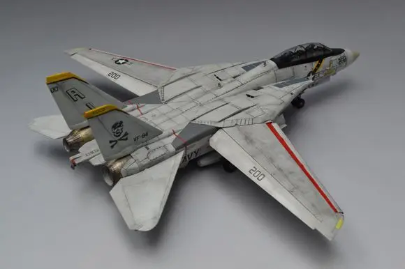 HASEGAWA 1/72 масштабная военная модель игрушки 00544 F-14A Tomcat Atlantic Fleet DIY модель истребителя игрушка для коллекции, подарок, для детей