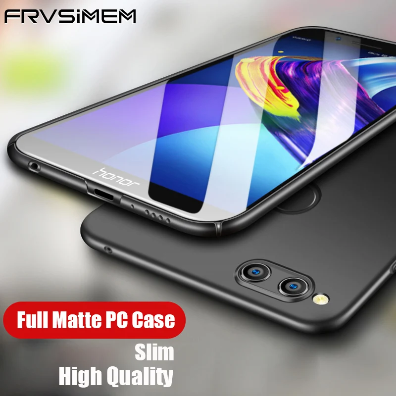 

Frvsimem Cases Slim For Huawei Honor 7X 6C 6A 6X 8 9 Pro Lite 360 Full Cover Back Thin 7 X 6 C A Fashion Matte PC Phone Cases