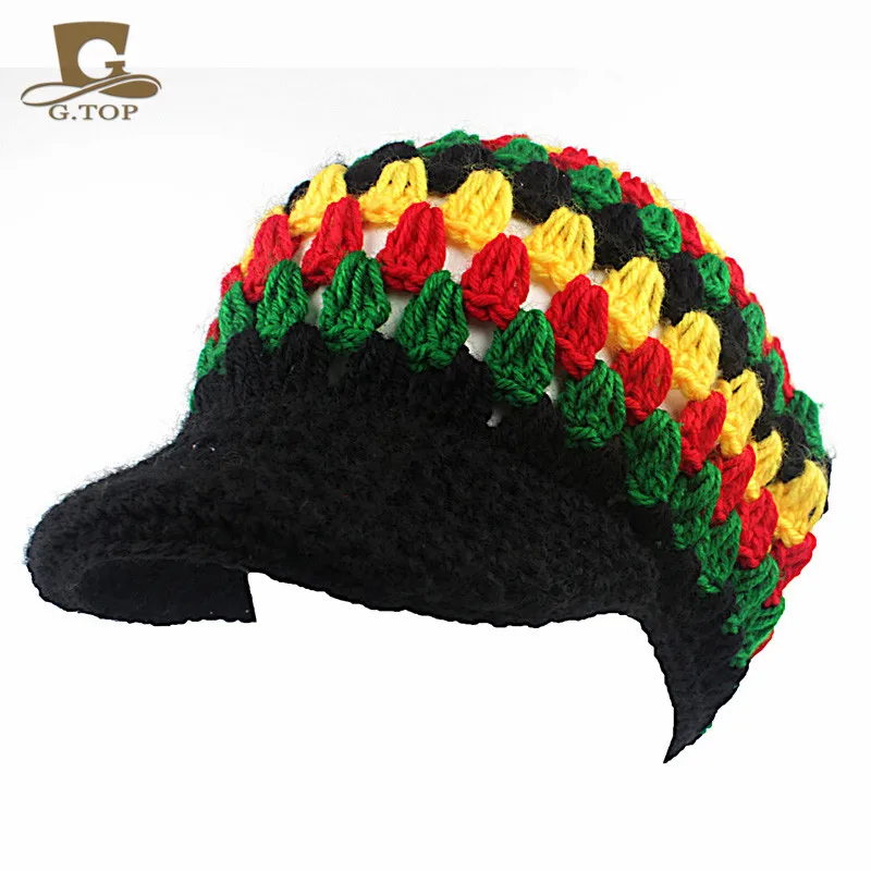 gorro bob marley crochet 