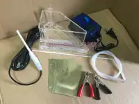 Harrington groove 267ml Hall groove plating Hull Cell Testing Equipment with Air Agitated / Heating / thermometer and Test clip