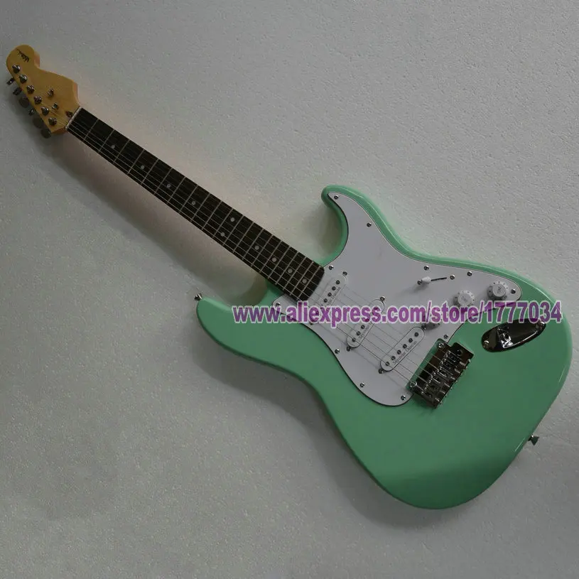 

Free shipping Top quality musical instrument Guitarra Jeff Beck Signature ST electric guitar Surf Green