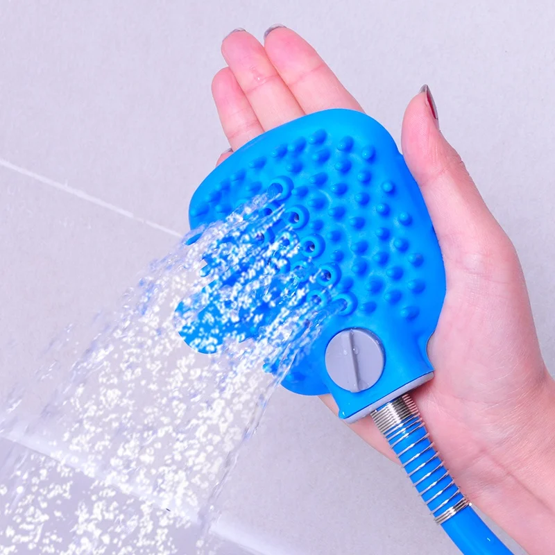 Shampoo For Dog Pet Supplies Cat Bathing Tool Comfortable Massager Shower Tool Dog Bath Washer Cat Show Head Spray FH005 (6)
