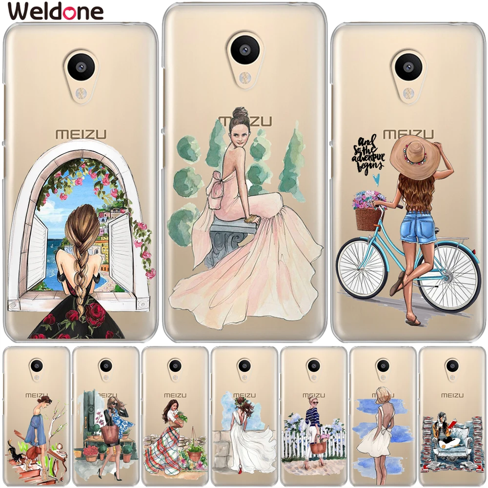 

Cute Lovely New Arrival Fashion Girls Phone Case For Meizu M5s M3s M5C M5S M5 Mini M3 M5 M6 Note Pro6 U10 U20 Case Cover Etui