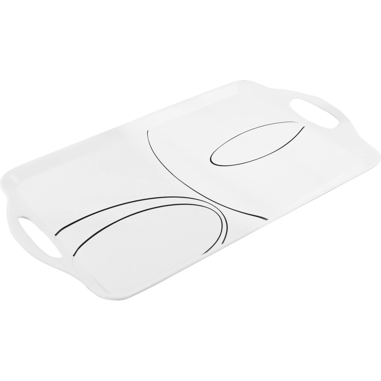 Reston Lloyd 07237 Simple Lines - Rectangular Melamine Tray (1)
