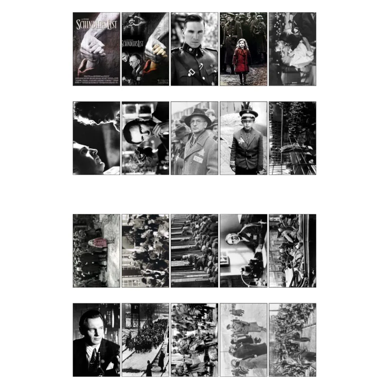 

1 PCS Schindler's List Movie Theme Poster DIY Waterproof Sticker Post It Decor Scrapbooking Planner Sluit Sticker Flakes