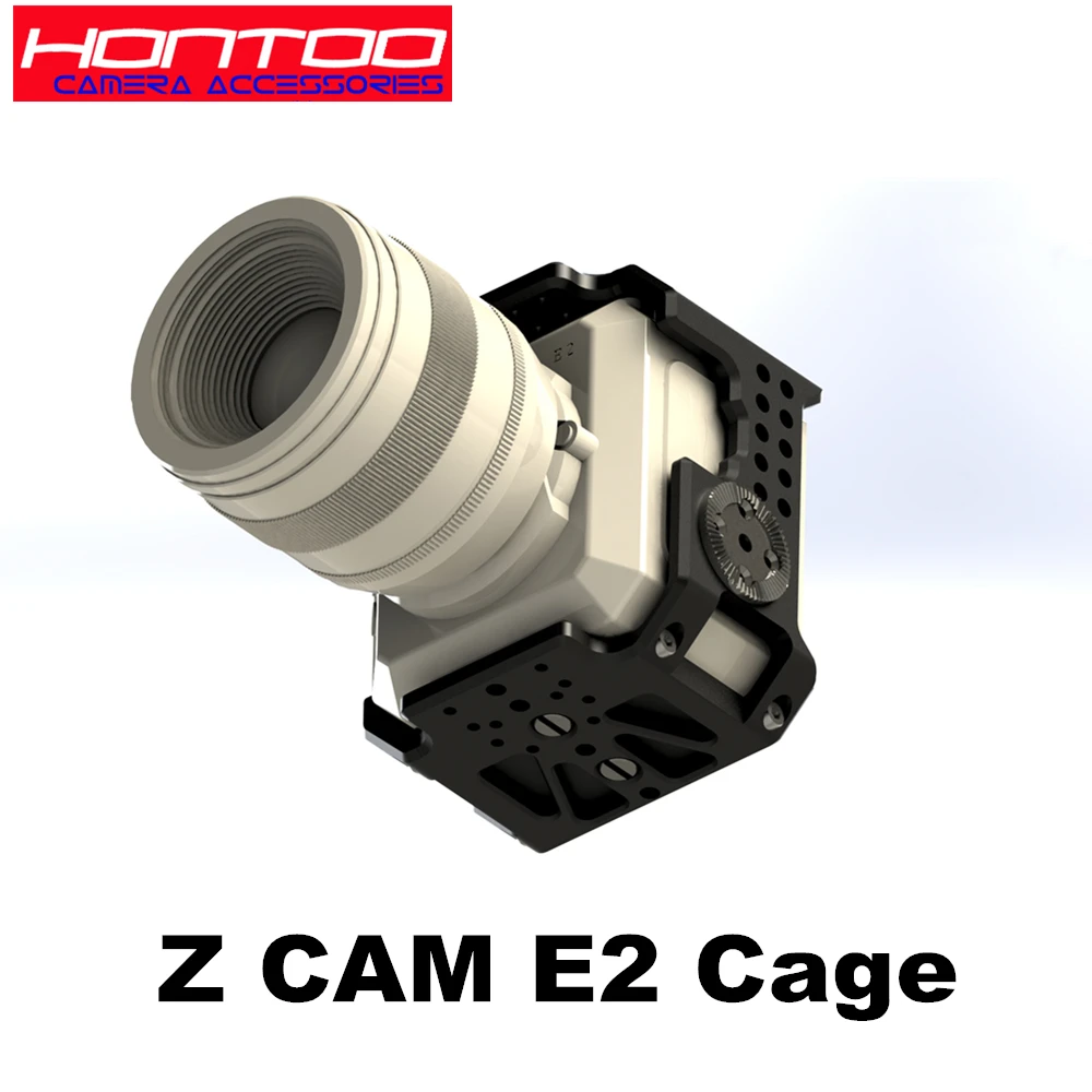  Z-CAM Cage for Z-cam E2 Camera Quick Release Top Handle Dual wooden side handle Z Cam E2 Camera Cag