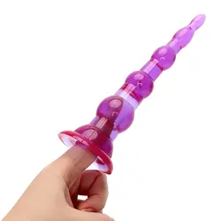 Заглушка для защиты пальцев, анальные заглушки, шесть бусин, массажер, силиконовые товары для взрослых GA, эротические игрушки для мужчин и
