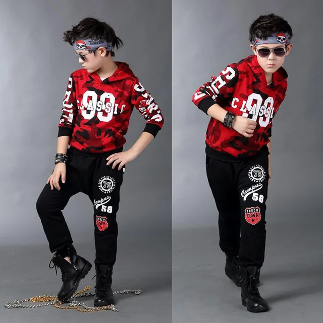 Children's Modern Jazz Dance Costume Men's Hip Hop Party Ballroom Dance