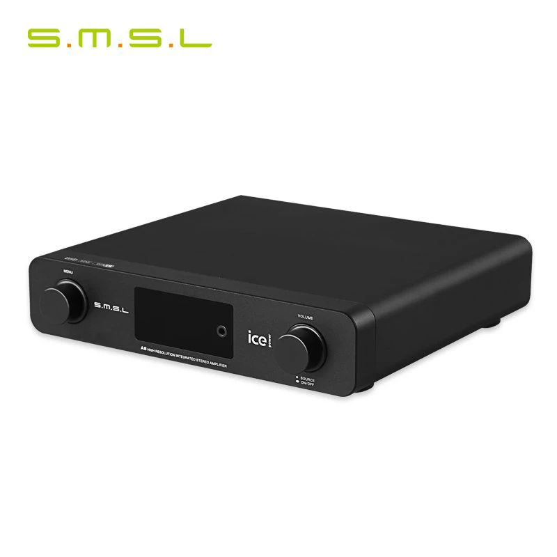 SMSL A6 Hi-Fi DSD512 Цифровой усилитель с ICEPOWER 50AS* 2 SE Поддержка модуля PCM32Bit/384 кГц LP граммофон PHONO/CD вход