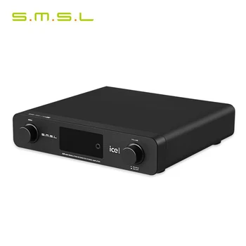 

SMSL A6 HIFI DSD512 Digital amplifier with ICEPOWER 50AS*2 SE module support PCM32Bit/384Khz LP Gramophone PHONO/CD input