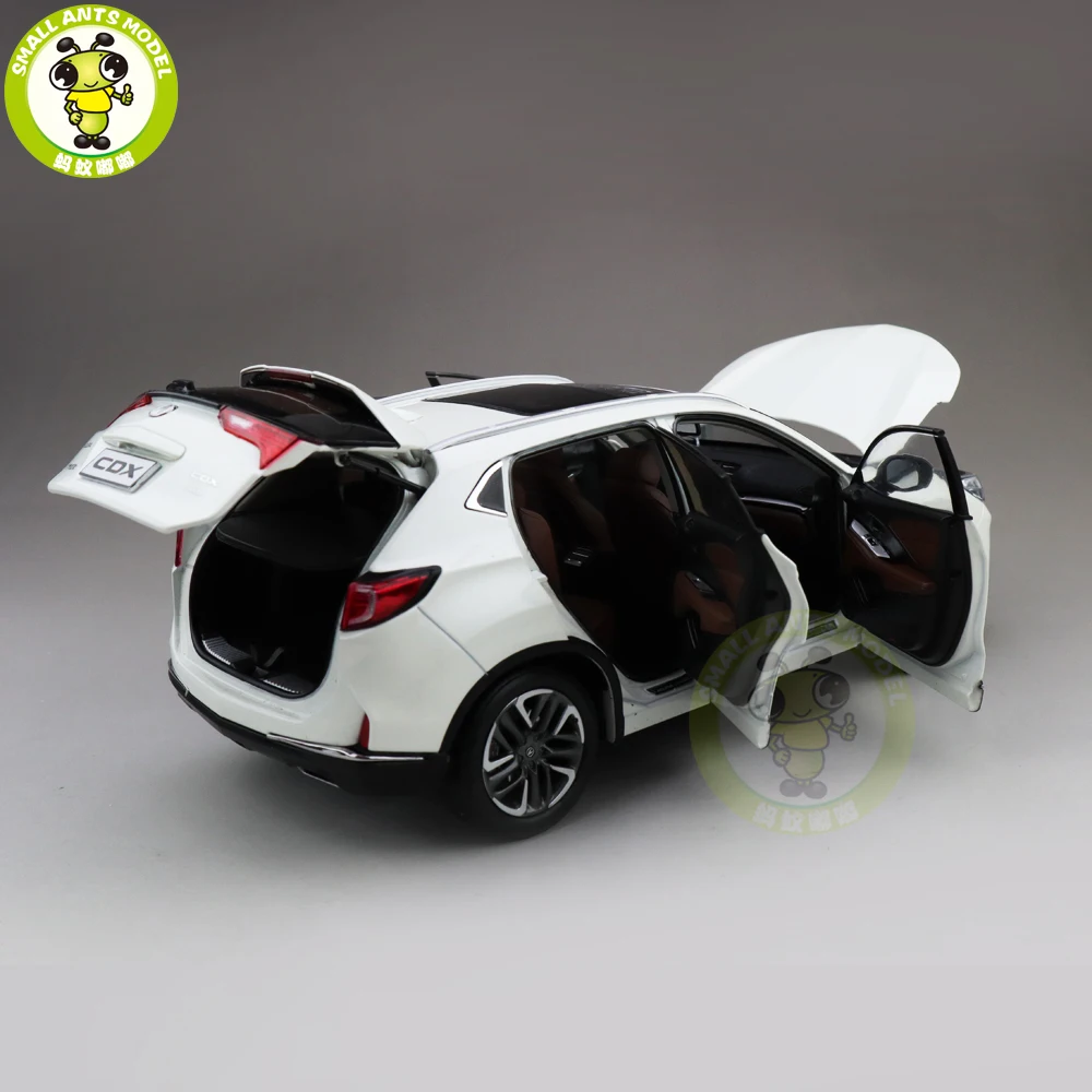 1/18 Honda ACURA CDX SUV автомобиль из литого металла модель SUV игрушки для детей подарок для мальчика девочки коллекционирование, хобби белый